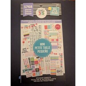 *Brand New* The Happy Planner  Sticker Book*Mini Petite * 1768 Pcs.